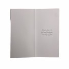 Bryllupskort dobbelt med konvolutt, flotte pålimte detaljer, Campagne (Minstekjøp 10 stk) thumbnail