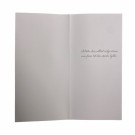 Bryllupskort dobbelt med konvolutt, flotte pålimte detaljer, sommerfugl (Minstekjøp 10 stk) thumbnail