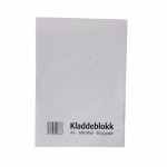 Kladdeblokk A5 blanke ark 100 blad (Innerkartong 20 stk)