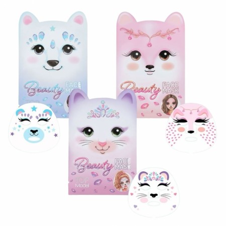 Ansiktsmaske Dyrehoder Beauty&Me Top Model (Innerkartong 36 stk)