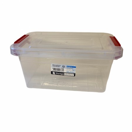 Plastboks med lokk, transparent 1 Liter (Innerkartong 12 stk)